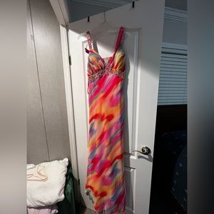 Rainbow Evening Gown